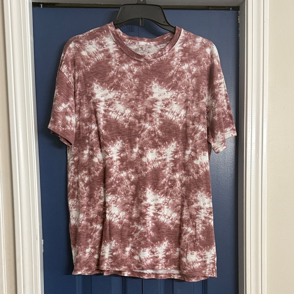 Abercrombie & Fitch Soft A&F Tie-Dye Boyfriend T-Shirt Size Small